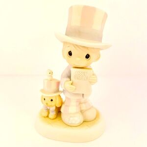 God Bless America Precious Moments Figurine Vintage Porcelain Figurine